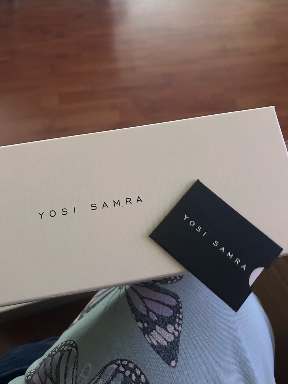 Yosi Samra gold tie up flats- new with tags, size 8 - Picture 2 of 4